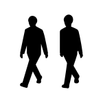 Walk and talk icon